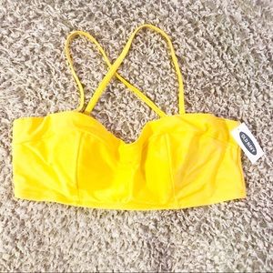 Old Navy Convertible Bandeau Underwire Swim Top